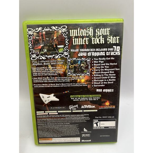 Guitar Hero II (Microsoft Xbox 360, 2007) Complete and Tested - Picture 4 of 6